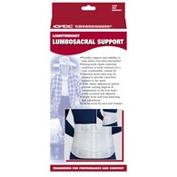 OTC 2884-M Lightweight Lumbosacral Support - White - Medium
