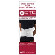 OTC 2890-U Lumbosacral Support with Abdominal Uplift - White - Universal