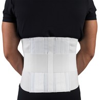 OTC 2890 Lumbosacral Support with Abdominal Uplift - White