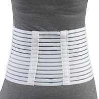 OTC 2891-M Lightweight Lumbosacral Support - 7" - White - Medium