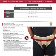 OTC 2956 Lightweight Beige Hernia Support - Beige