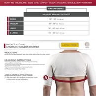 OTC 79030 Angora Shoulder Warmer - White