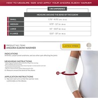 OTC 79040 Angora Elbow / Arm Warmers - White
