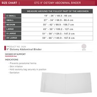 OTC Ostomy-Binder Ostomy Replacement Binder - White