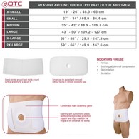 OTC Ostomy-Kit Ostomy Kit, Binder and Pad - White