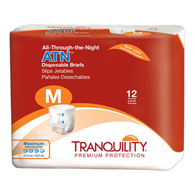 Tranquility ATN Tranquility 2185-Tranquility ATN Maximum Protection Incontinence Brief, Medium (BG/12)