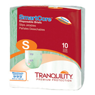 Tranquility SmartCore Tranquility 2311-Tranquility SmartCore Maximum Protection Incontinence Brief, Small (PK/10)