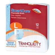 Tranquility SmartCore Tranquility 2313-Tranquility SmartCore Maximum Protection Incontinence Brief, Large (PK/12)