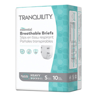 Tranquility Essential Tranquility 2744-Tranquility Essential Heavy Incontinence Brief, Small (BG/10)