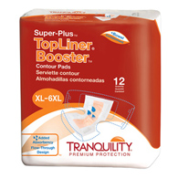 Tranquility Top Liner Contour TopLiner 3097-TopLiner Super Plus Added Absorbency Incontinence Booster Pad, 32 in (BG/12)