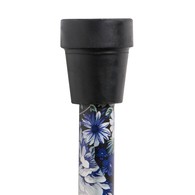 PCP 213512 Folding Adjustable Cane with Fritz Handle - Floral Pattern