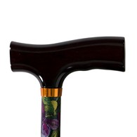 PCP 213528 Folding Adjustable Cane with Fritz Handle - Butterfly Pattern