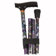 PCP 2135 Folding Adjustable Cane with Fritz Handle