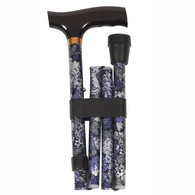 PCP 2135 Folding Adjustable Cane with Fritz Handle