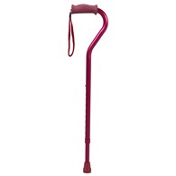 PCP 214170 Offset Cane w/ Soft Silicone Handle - Adjustable Height