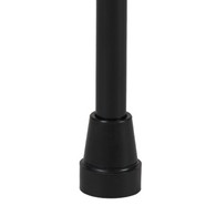 PCP 214175 Offset Cane w/ Soft Silicone Handle - Adjustable Height - Black - Molded Grip