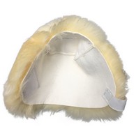 PCP 350010 Pressure-Relief Sheepskin Heel Protector - White