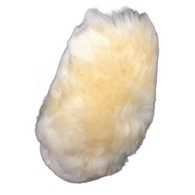 PCP 350010 Pressure-Relief Sheepskin Heel Protector - White