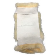 PCP 350011 Pressure-Relief Sheepskin Elbow Protector - White