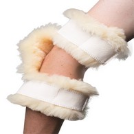 PCP 350011 Pressure-Relief Sheepskin Elbow Protector - White