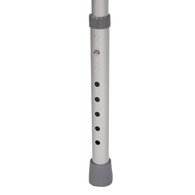 PCP 5052-DR Folding Adjustable Walker - Double Release - Adult and Jr. Sizes - Wheel Options - Gray