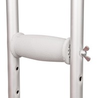 PCP 5073 Crutch Hand Grips - Standard Size - Gray