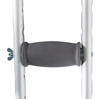 PCP 5091 Push-Button Adjustable-Height Underarm Crutches - For Hgt. 5'10"-6'6" - Adult Tall Size