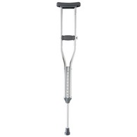 PCP 5093 Push-Button Adjustable-Height Underarm Crutches - For Hgt. 4'6"-5'2" - Youth/Junior Size