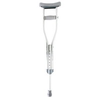 PCP 5093 Push-Button Adjustable-Height Underarm Crutches - For Hgt. 4'6"-5'2" - Youth/Junior Size