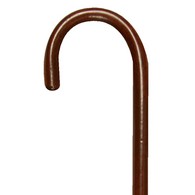 PCP 5121 Wood Cane with Round Handle - Mahogany - Medium Grip