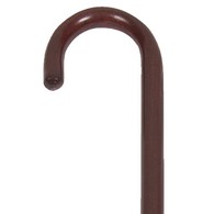 PCP 5127 Wood Cane with Round Handle - Mahogany - Large Grip