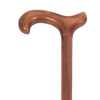 PCP 5131-11 Wood Cane with Derby Handle - Ramin Wood - Large Grip