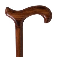 PCP 5131-11 Wood Cane with Derby Handle - Ramin Wood - Large Grip