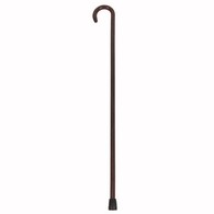 PCP 5135 Wood Cane with Round Handle - Walnut - Small Grip