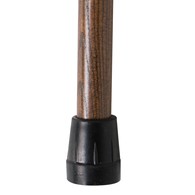 PCP 5148 Wood Cane with Derby Handle - Walnut - Medium Grip