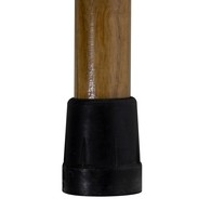 PCP 5160 Wood Cane with Round Handle - Carved Veneer Mahogany - Large Grip