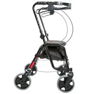 PCP 5305 Lightweight Adjustable Rollator - Black