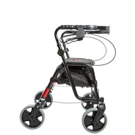 PCP 5305 Lightweight Adjustable Rollator - Black