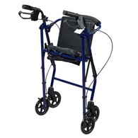 PCP 5311-BL Rollator with Curved Backrest - Blue - Adult