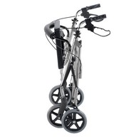 PCP 5313 Adjustable Rollator with Curved Backrest - Chrome