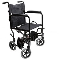 PCP 6006 Adjustable Transport Chair - Black