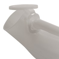 PCP 6091 Male Urinal, Portable, Bed Pan - Clear Plastic