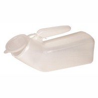PCP 6091 Male Urinal, Portable, Bed Pan - Clear Plastic