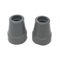 PCP 6099-G Pair of Replacement Crutch Tips (Pair) - Gray - Small (3/4" Dia.)