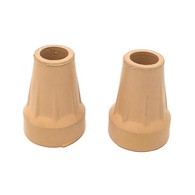 PCP 6100-T Pair of Replacement Crutch Tips (Pair) - Tan - Medium (7/8" Dia.)