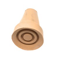 PCP 6101-T Pair of Replacement Crutch Tips (Pair) - Tan - Large (1" Dia.)