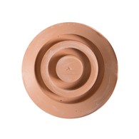 PCP 6101-T Pair of Replacement Crutch Tips (Pair) - Tan - Large (1" Dia.)