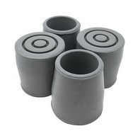 PCP 6102-G Replacement Walker Tips - 1.25 in Dia. - Gray (4 Pack)