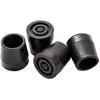 PCP 6102 Replacement Walker Tips - 1.25 in Diameter (4 Pack)