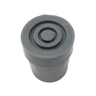 PCP 6103-G Pair of Replacement Cane Tips for All PCP Canes - Gray - 1 in Dia.